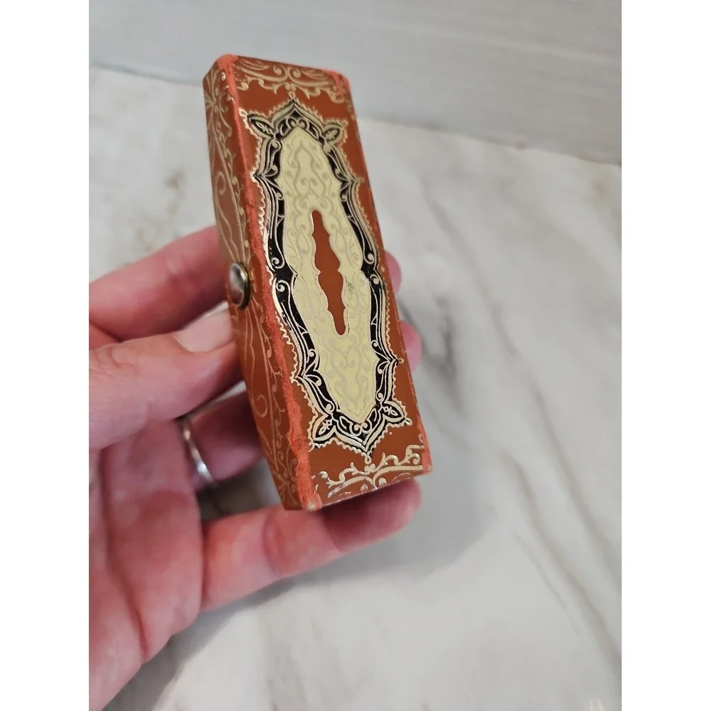 Vintage Lipstick Case with Mirror made in Fiocchi Italy